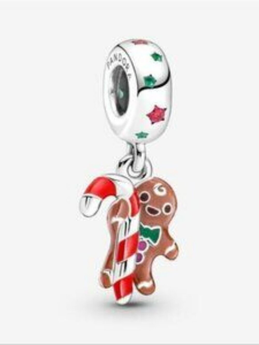 Authentic Pandora Gingerbread Man Dangle Charm